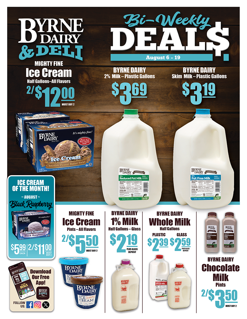 Featured Specials for August